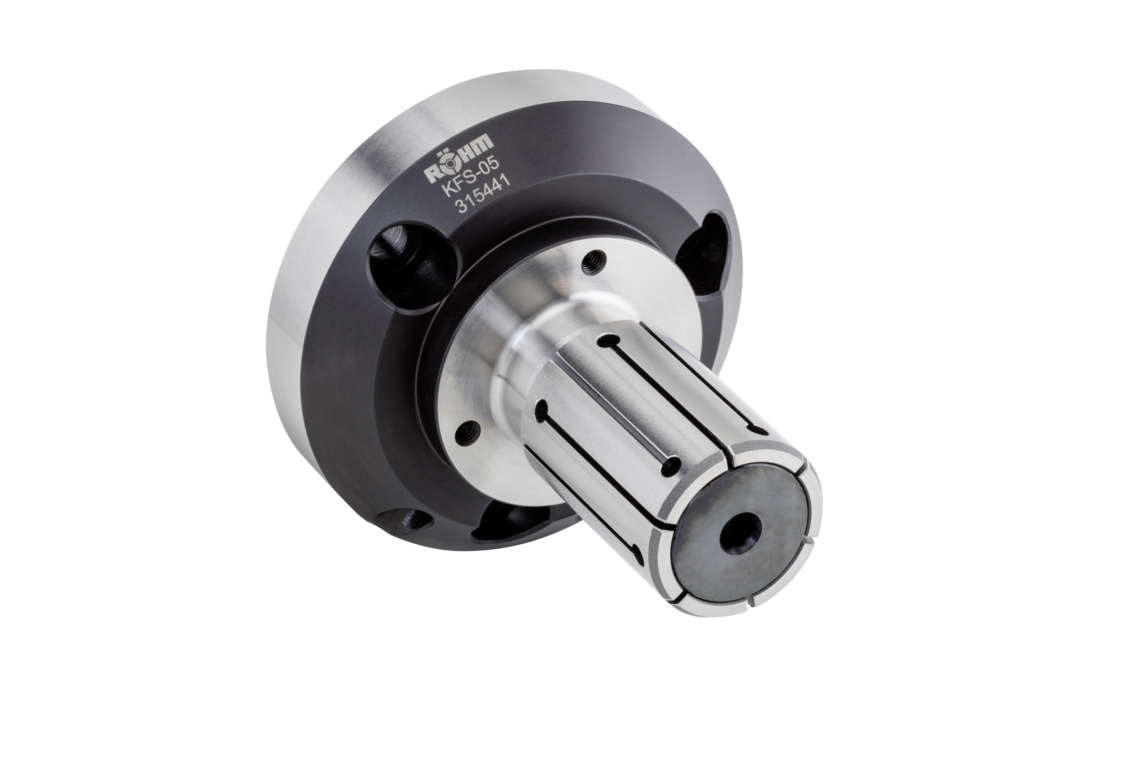 KFS Classic with axial tightening Röhm clamping devices drill