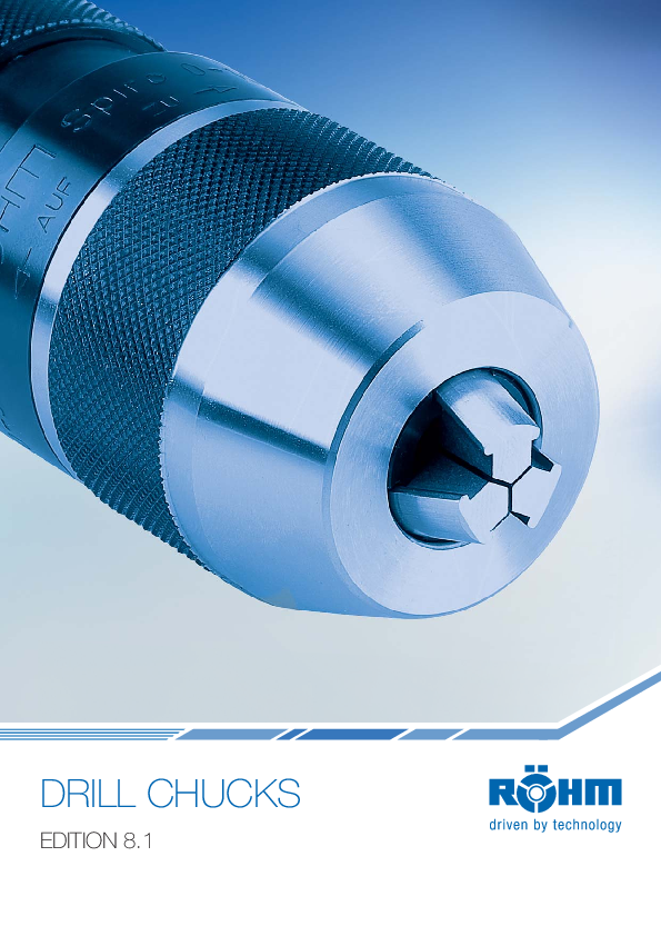 Drill chuck NCTooling Röhm clamping devices drill chucks, lathe