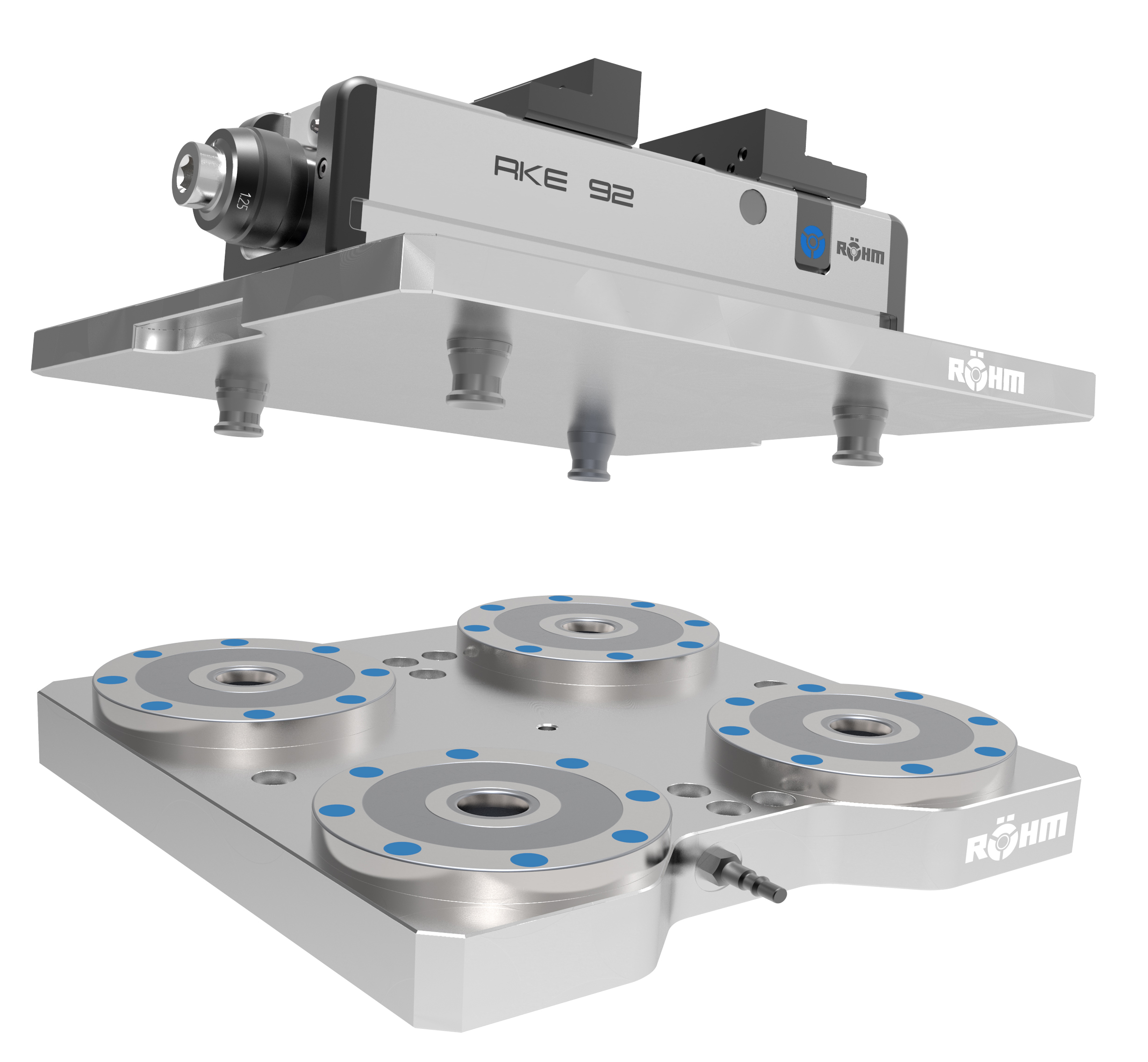 Single view Röhm clamping devices drill chucks, lathe chucks, HSK tools