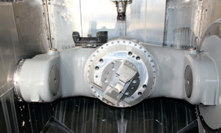 SSP vice from Röhm with manual operation on a Hermle C 12 U.