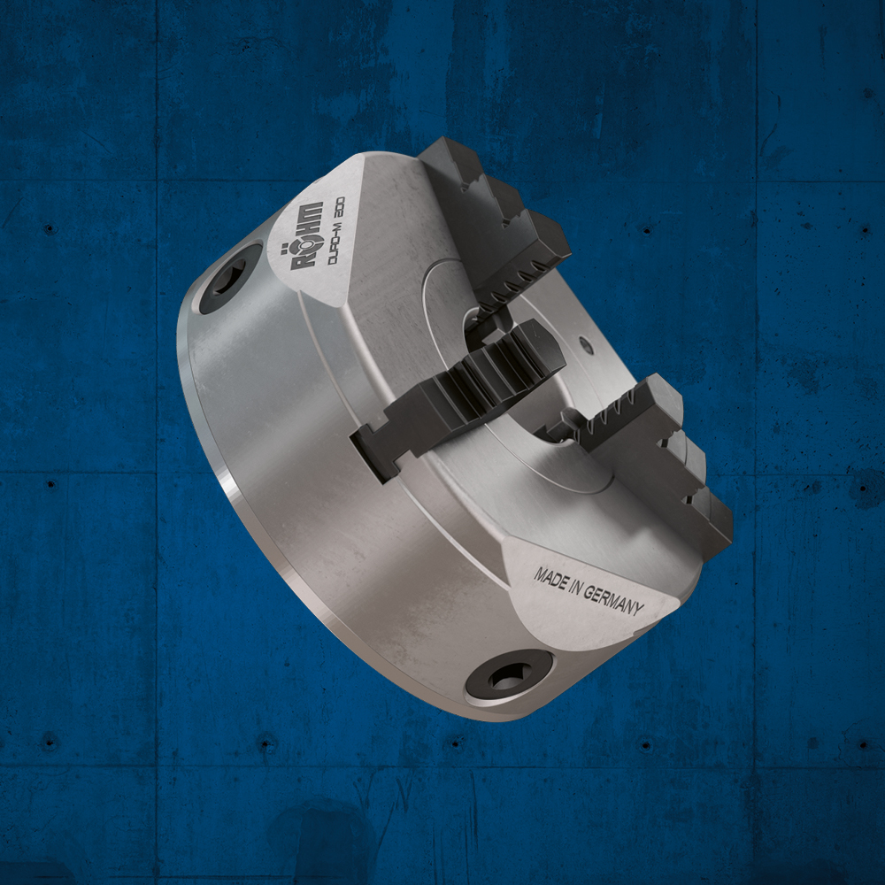 The new DURO-M scroll chuck with innovative lens geometry charakteristischen Linsen