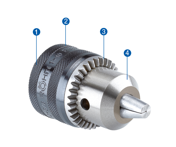 Drill chuck clearance mounting types