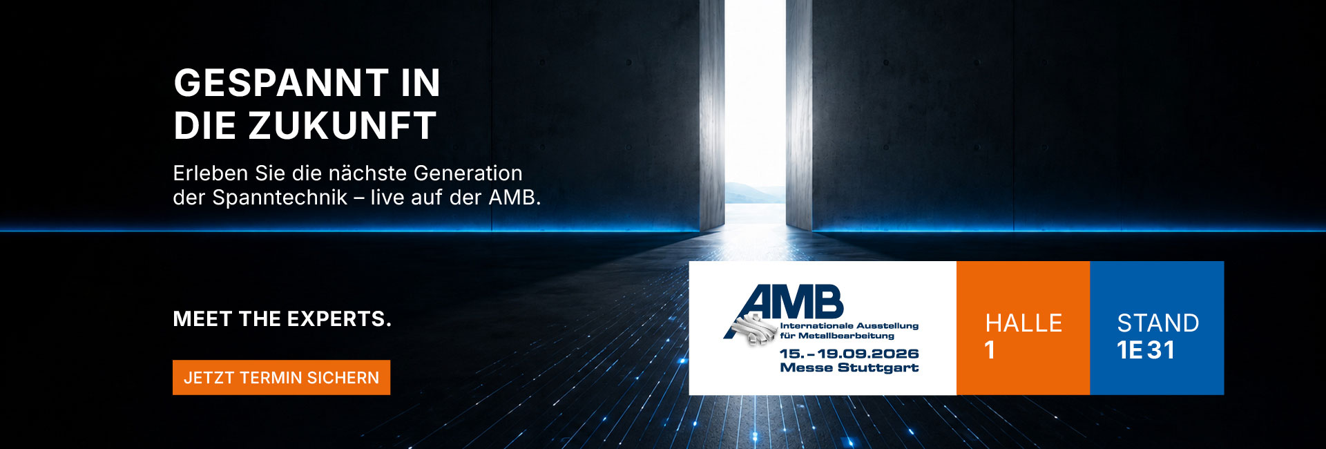Gespannt in die Zukunft - mit RÖHM auf der AMB 2026